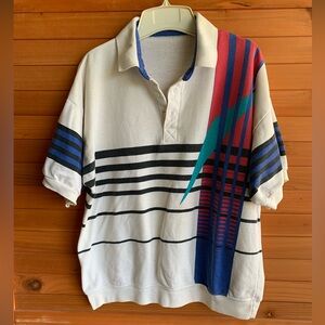 Vintage Grandpa 80s? Collared Shirt, Large